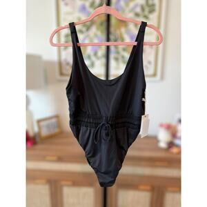 New Good American Waist Framer One Piece Swimsuit in Black Size 2XL